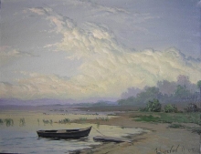Landscape with a boat