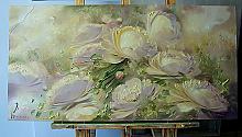 Flowers - oil, canvas