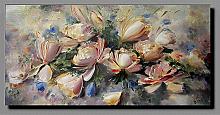 Flowers - oil, canvas