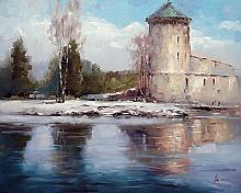 April - oil, canvas