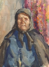 The Life Was Not An Easy One - watercolor, paper