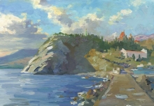 Cape Plaka - oil, canvas