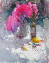 Pleasures Of Life - oil, canvas