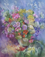 Multicolor Of Summer - watercolor, gouache