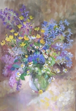 Posy - watercolor, gouache