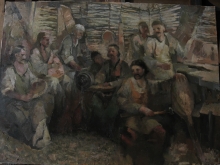 Masters - oil, canvas