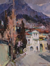In The Crimea - oil, canvas
