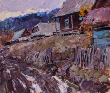 Rain Has Come - oil, canvas