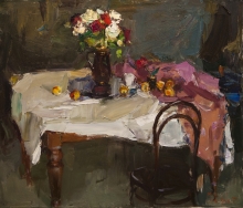 Roses - oil, canvas