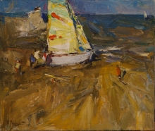 Regatta - oil, canvas