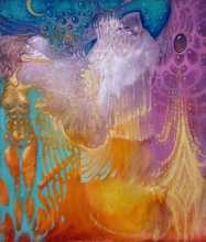 Guest From The Past - oil, canvas