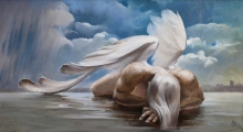 Enervated - oil, canvas