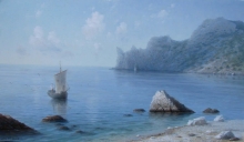 Still At Sea - oil, canvas