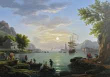 Imitation Of A Painting By Claude-Joseph Vernet - oil, canvas