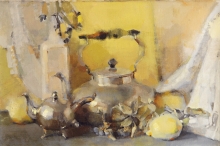 Still Life With Lemons - oil, canvas