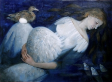 Ilmatar. Birth Of The Nature - oil, canvas