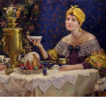 Merchants Wife - oil, canvas