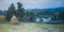 Quiet Evening - oil, canvas