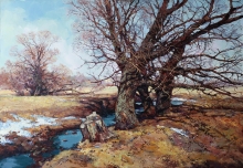 Expectation - oil, canvas