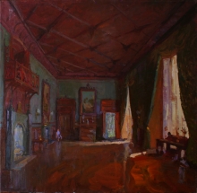 Dancing Hall - oil, canvas