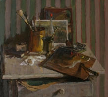Palette - oil, canvas
