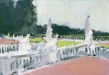 Arkhangelskoye. Moscow - oil, cardboard