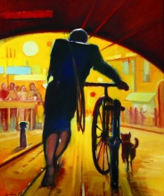 Heavy Step - oil, canvas