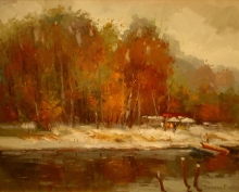 Pehorka. Moscow Surrounds - oil, canvas