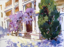 May Noon In Yalta - oil, canvas
