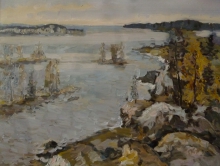 Karelia - oil, canvas