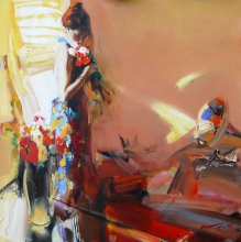 Favorite Tune - oil, canvas