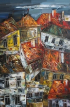 Street - oil, canvas