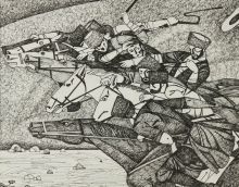 Horserace - pen, paper