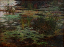 Evening - oil, canvas