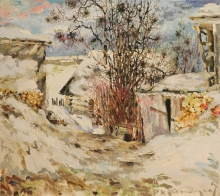 Spring Will Be Soon - oil, canvas