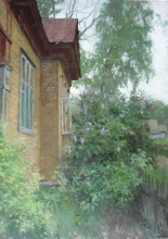 White Nights. Kargopol - oil, canvas