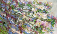 Blooming Apple - oil, canvas