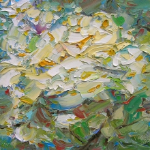 Blooming - oil, canvas