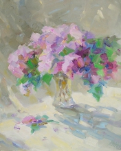 Lilac - oil, canvas