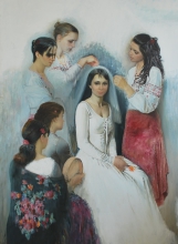 Wedding - oil, canvas