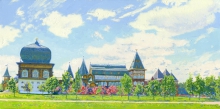 May. Palace Of Tsar Aleksey Mikhailovich - oil, canvas