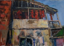 This is how The Dry Hot Pepper In Veles - oil, canvas